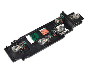 Плата заднього ліхтаря ВАЗ 2108, права, з лампами, WATT