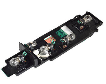 Плата заднього ліхтаря ВАЗ 2108, ліва, з лампами, WATT