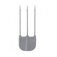 Тризуб для гарпуна Salvimar JET 3 PUNTE Насадка тризуба "Mustad", неіржавка на нейлоні