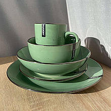 Сервіз Ardesto Bagheria 20 предметів зелений Pastel green