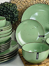 Сервіз Ardesto Bagheria 30 предметів зелений Pastel green