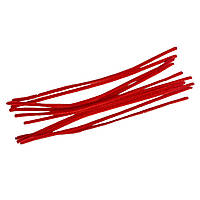 Набір синельних паличок (дротів) червоний 10 шт