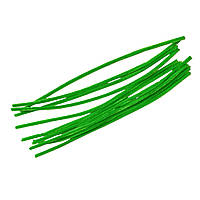 Набір синельних паличок (дротів) зелений 10 шт