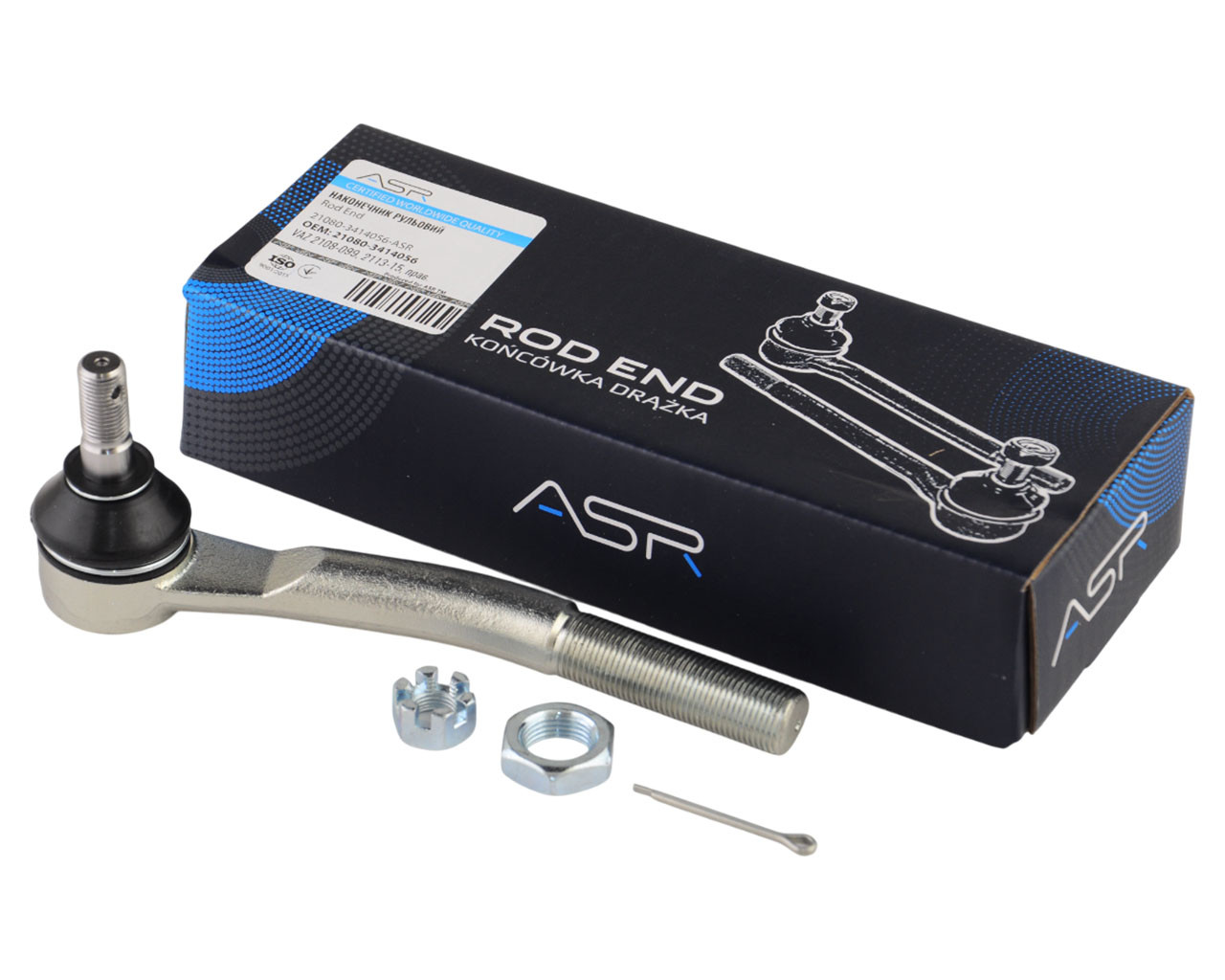 Наконечник рульовий ВАЗ 2108-099, 2113-15, прав. зовнішній, з кріпленням