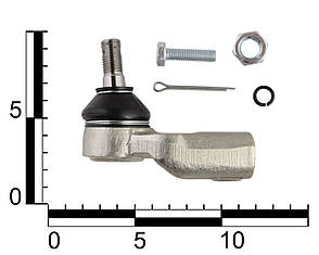 Наконечник рульовий ВАЗ 2110-12, 2170-72, лів. зовнішній, з кріпленням, фото 2