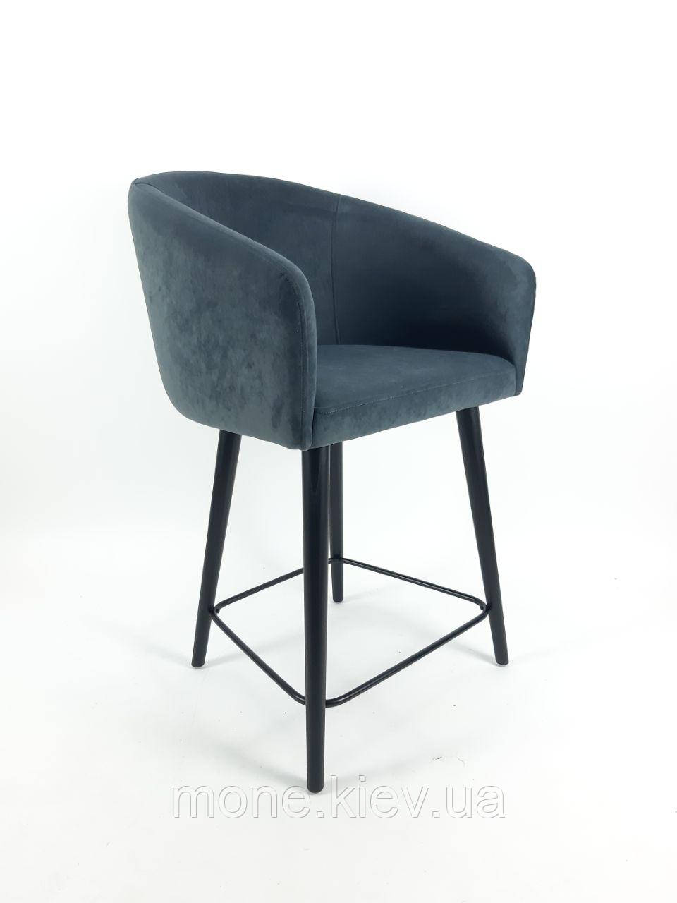 Барний стілець BRISTOL на дерев'яних ніжках