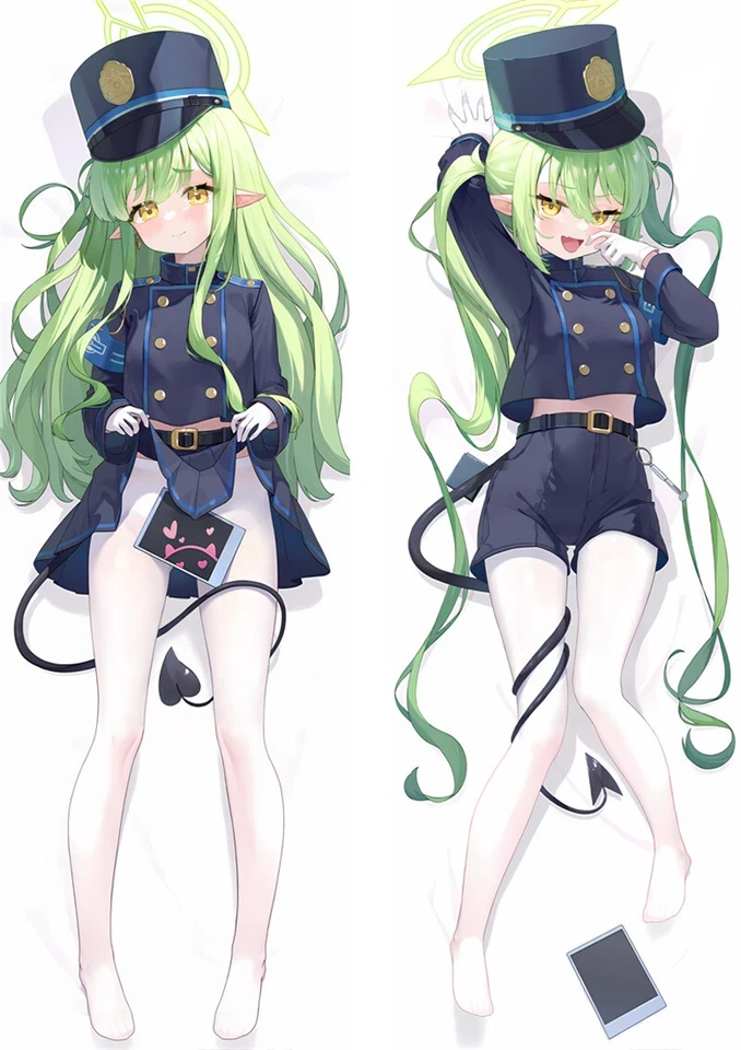 Дакімакура 150х50 см Blue Archive Hikari Nozomi Хікарі Нозомі Подушка з наволочкою обнімашка двухсторння, фото 1