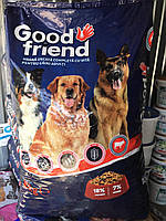 Сухий корм для собак Good Friend з яловичиною, 10 кг 18% білка, 7% жиру