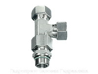 Резьбовые соединения тройниковые EL - с накидной гайкой типа - стандарт, Нержавеющая сталь