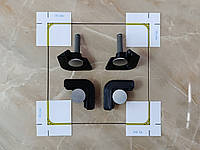 Набор магнитов под скрытый люк с нажимным механизмом (под плитку)