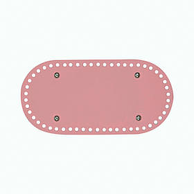 Дно сумки овальне з ніжками (25*12 см), колір Фрезовий