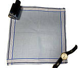 Чоловічі носові хустини, 40*40 см, чиста бавовна, фото 5