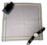 Чоловічі носові хустини, 40*40 см, чиста бавовна, фото 7