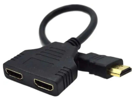Адаптер Розгалужувач Hdmi to 2*HDMI (сплітер) на 2 порти, фото 1