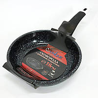 Алюмінієва каструля-сковорода Unique UN-5132 18 см, Сковорода для приготування на індукційній плиті YD-53