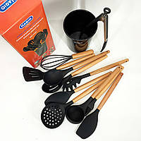 Набір нейлонових ложок зручний Magio MG-1141, Набір кухонний лопатка, Кухарські приналежності WV-16