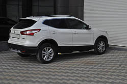 Бічні труби (2014-2017, 2 шт., нерж.) для Nissan Qashqai/Rogue Sport рр