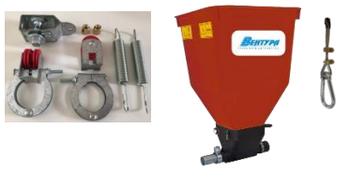 Приймальний бункер для корму Best завантажувальний бункер 60 літрів із кріплення тросу, нержавіюча сталь