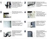 Щит на 48 модулів навісний з білими дверима - Hager Golf VS412PD, фото 2