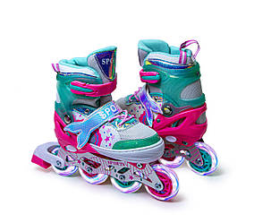 Ролики Русалка Scale Sports Тіффані, розмір 34-37