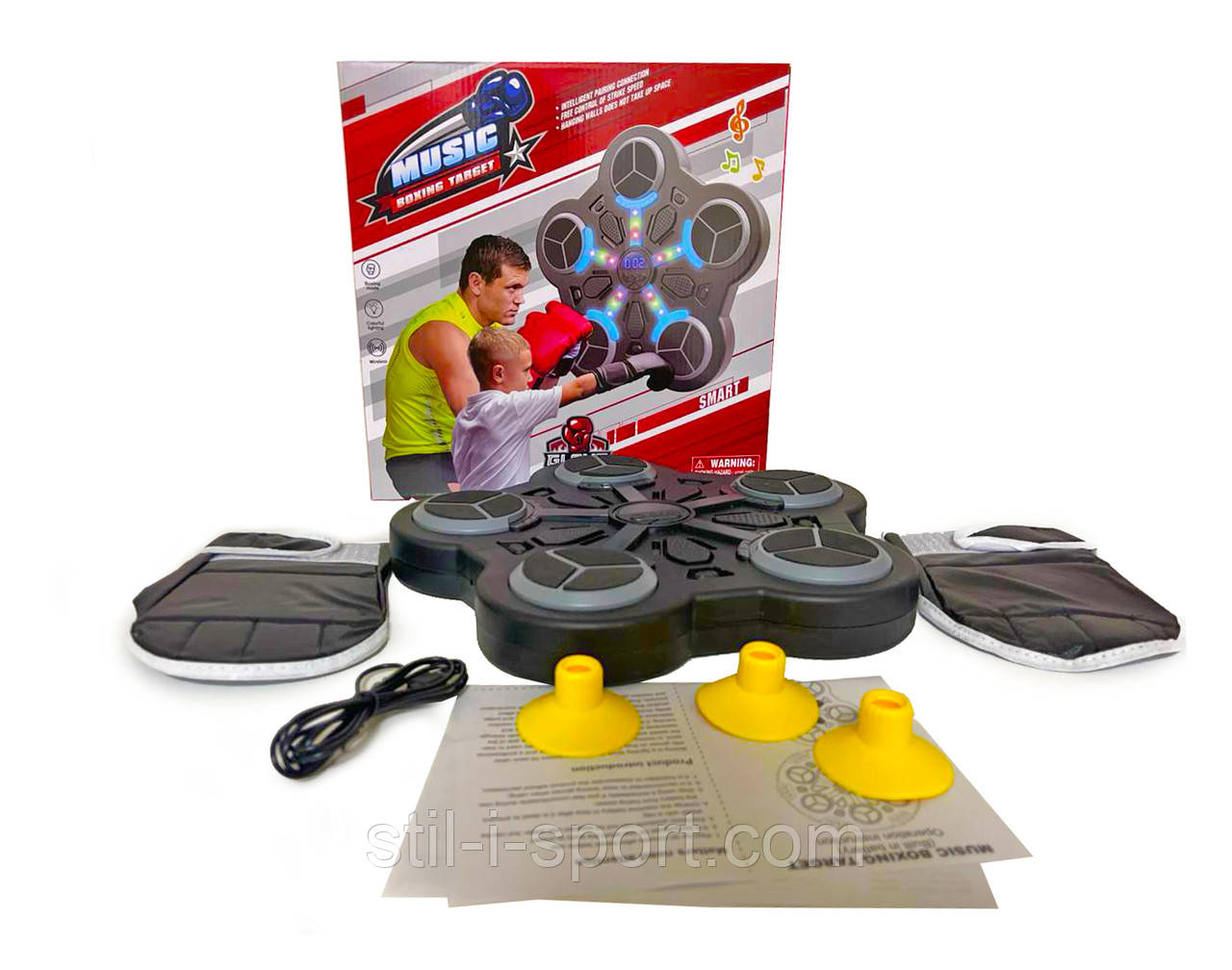 Музичний Тренажер Для Бокса 2021-9B, фото 1