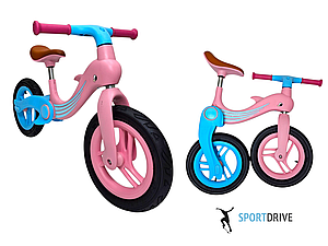 Велобіг Дельфін Складаний Рожевий