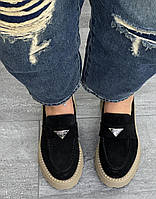 Туфлі лофери " ШКІРА " жіночі 6 пар у ящику чорного кольору 37-41, фото 2