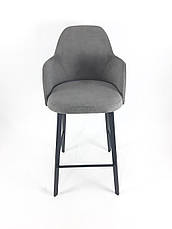 Барний стілець PRATO на металевій опорі, фото 4