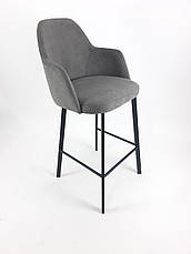 Барний стілець PRATO на металевій опорі, фото 5