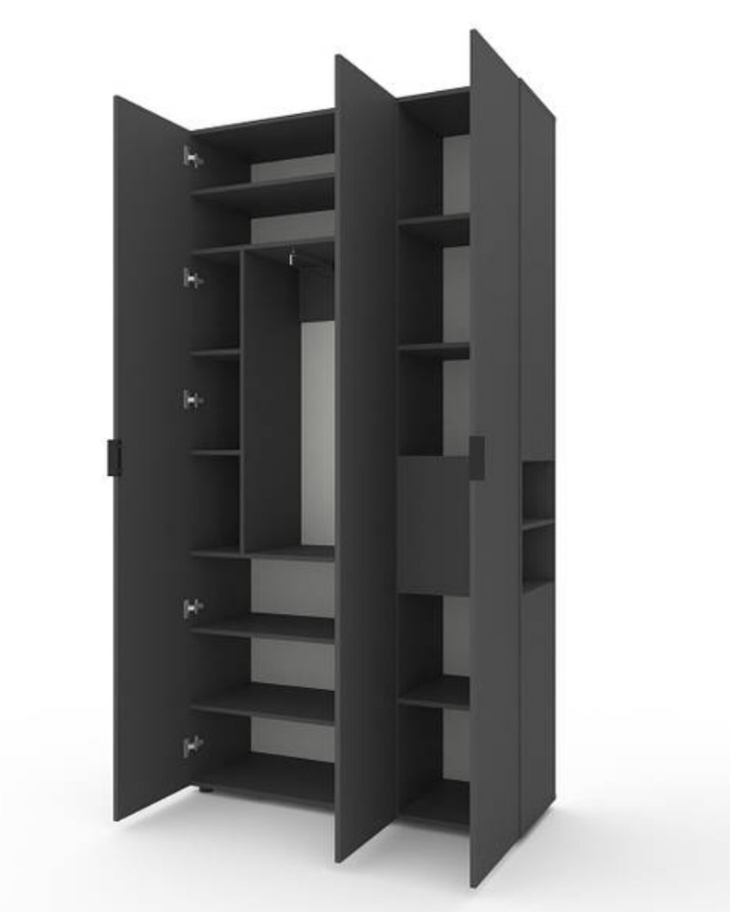 Шафа Home A015R 1200х420х2300 ЛДСП Антрацит, фото 1