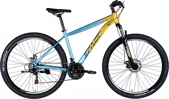 Велосипед ST 29" SPACE MARS DD FR рама-18" золотисто-блакитний 2025