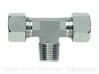 Тройник резьба конусная - стандарт, Нержавеющая сталь