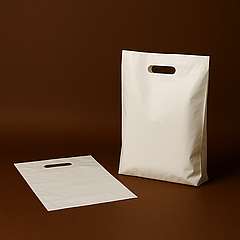 Пакет банан білий, 50 мкм, глянцевий, поліетиленовий