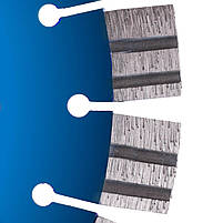 Круг алмазний вiдрiзний 1A1RSS/C3-W 125x2,2/1,3x22,23-10-ARPS 30x2,2x10+2 R50,5 Meteor H12, фото 2