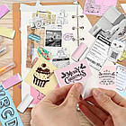 Самоклеючий термопапір для міні-принтера (57x25мм) 3 кольори / Набір кольорового паперу для термопринтера, фото 2