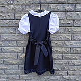 Сарафан шкільний з трояндами, фото 6