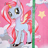 Дитяча постільна полуторний бязь набивна "Май літл поні" Ярослав t337, фото 2