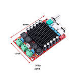 Xh A101 Високопродуктивна цифрова плата підсилювача Tda7498 з корпусом і вентилятором 2*100 Вт, фото 8