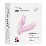 Вібратор з підігрівом, 6 режимами вібрації та керуванням через додаток B-Series Good Vibrations Pink, фото 9