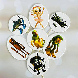 Цукровий декор для торту Балерина-капучина