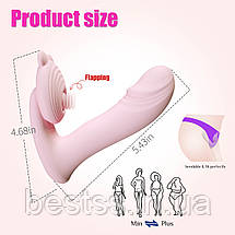Вібратор з підігрівом, 6 режимами вібрації та керуванням через додаток B-Series Good Vibrations Pink, фото 3
