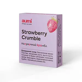Крамбл полуничний з бананом безглютеновий, 35г ,AUMI