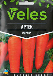 Насіння моркви Артек 15г МІДІ ПАКЕТ ВЕЛЕС
