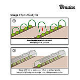 Дугоподібна опора для садового тунелю
70x52 см, 5 шт., TYCT117052, фото 4