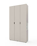 Шафа Home A015R 1200х420х2300 ЛДСП Кашемір - Білий Сніг, фото 2