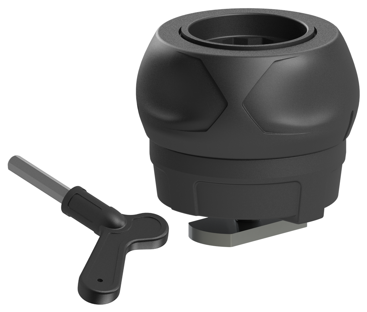 Компактний замок для аксесуарів BORIKA FASTen Fs227 з нижнім Т-болтом для кріплення на Т-пазах каяків і човнів, фото 1