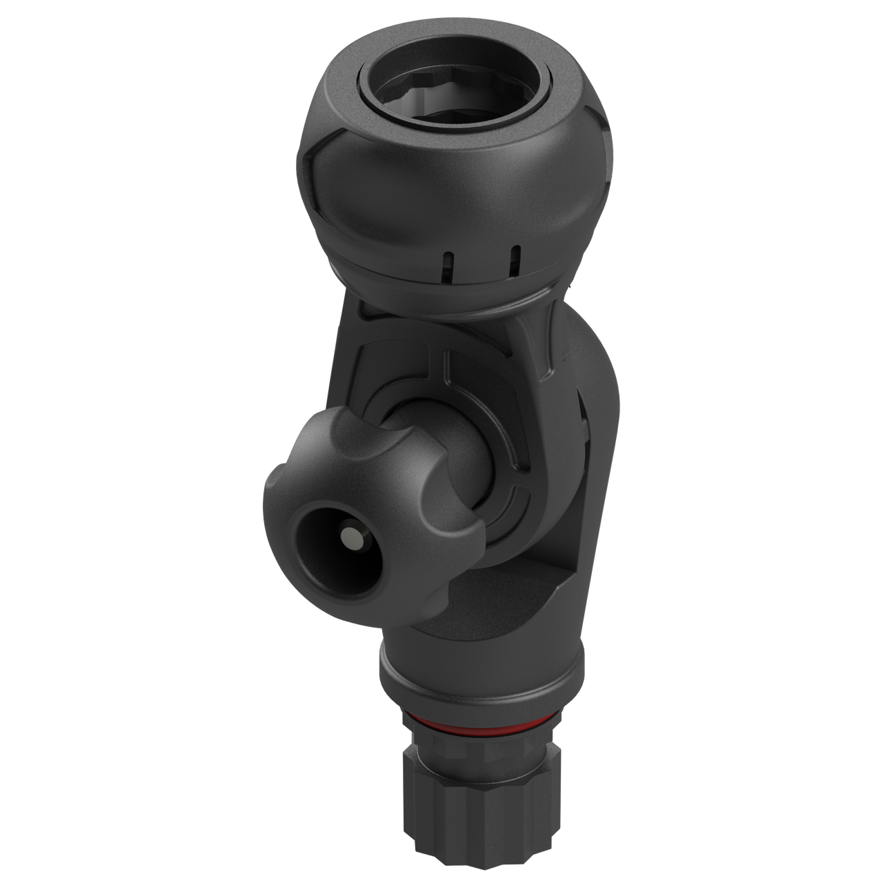 Замок для аксесуарів BORIKA FASTen FAv210 чорнo-сірий з адаптером для човнів та катерів нахил 27.7°, фото 1