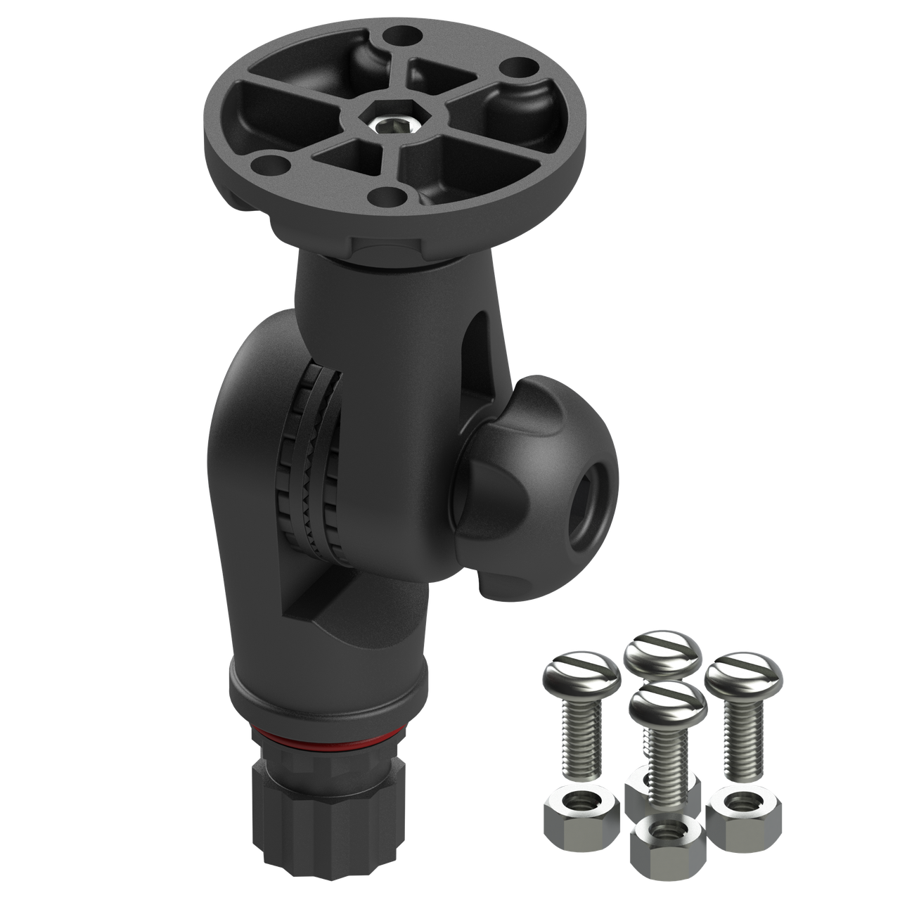 Поворотно-нахилена платформа для обладнання BORIKA FASTen TAm218 чорна 360° для човна і катера 63 мм кріплення FASTen для, фото 1