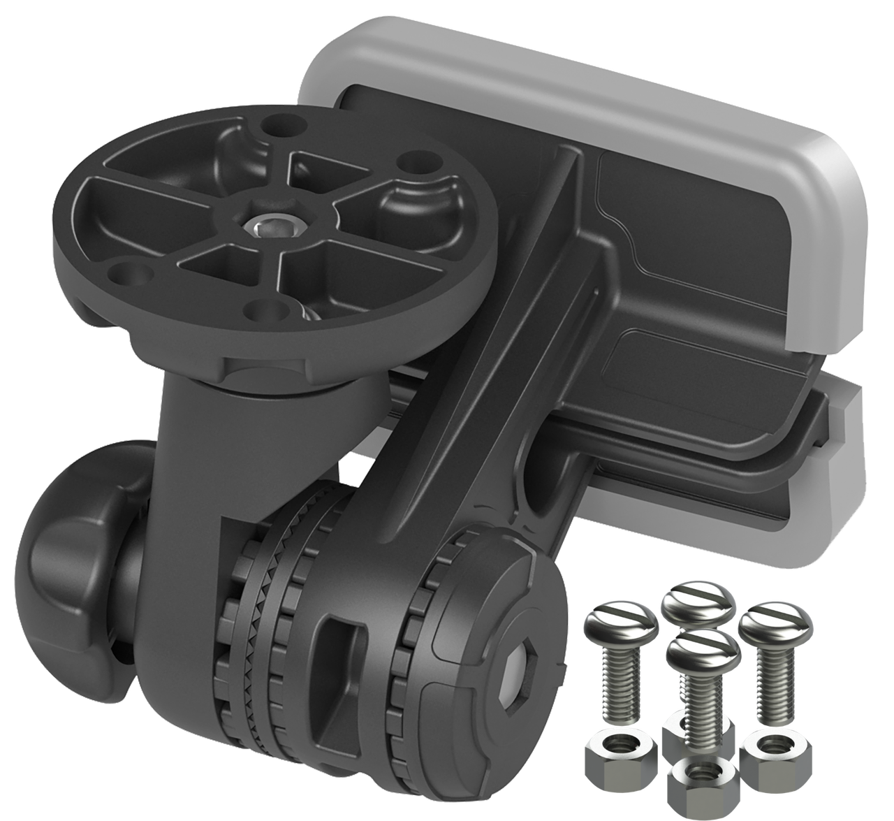 Платформа для обладнання BORIKA FASTen TAMx218 чорна для кріплення на ліктросі човна діаметр 63 мм надувні ПВХ човни, фото 1