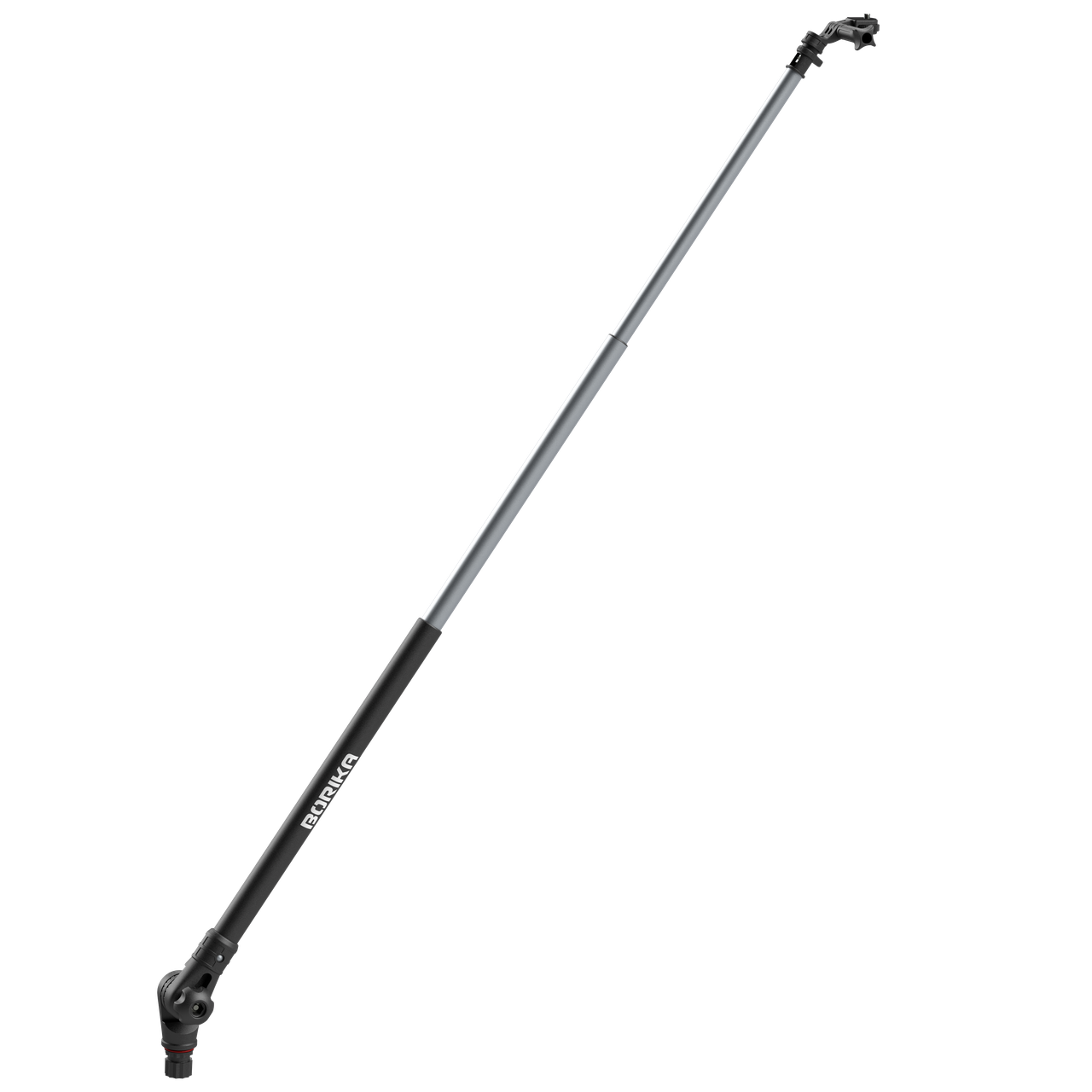 Телескопічний монопод для екшн-камер BORIKA FASTen Ng1100 чорний 104 см для човнів і катерів з кріпленням 1/4" і 2/3, фото 1